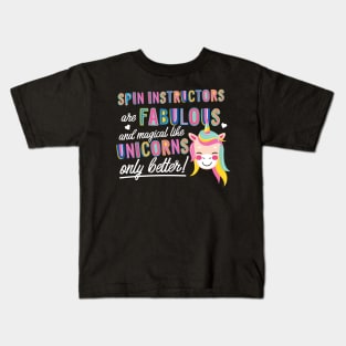 Spin Instructors are like Unicorns Gift Idea Kids T-Shirt